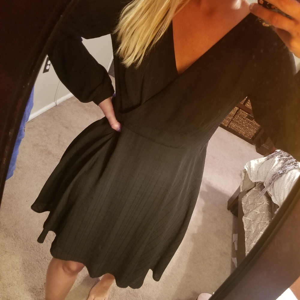 Express black dress
